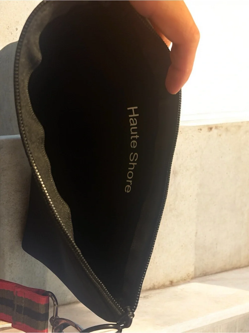 Haute Shore Beth Bello Neoprene Wristlet Pouch.
